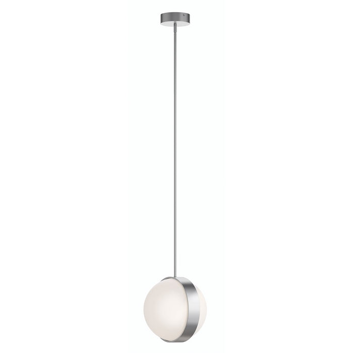 AFX Lighting Verona 2 Light 13" LED Pendant, Satin Nickel/White
