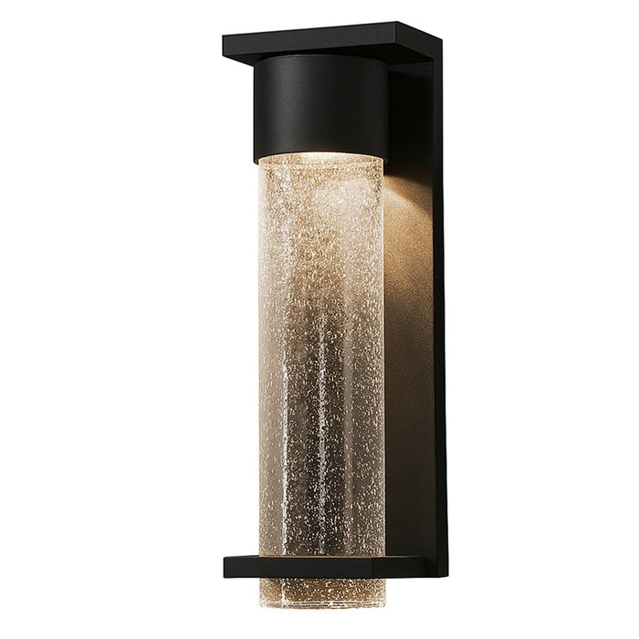 AFX Lighting Vasari 1Lt 12" LED Outdoor Sconce, Black/Clear