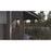 AFX Lighting Vasari 1Lt 12" LED Outdoor Sconce, Black/Clear