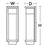 AFX Lighting Vasari 1Lt 12" LED Outdoor Sconce, Black/Clear