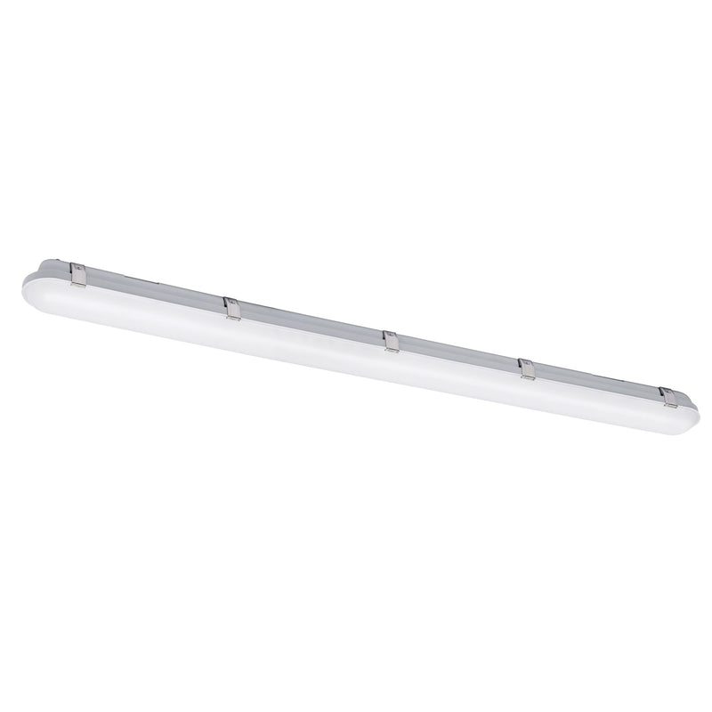 AFX Lighting Vaportite 48'' 1Lt LED Flush Mount/Adj. Watt, Gry/Wht