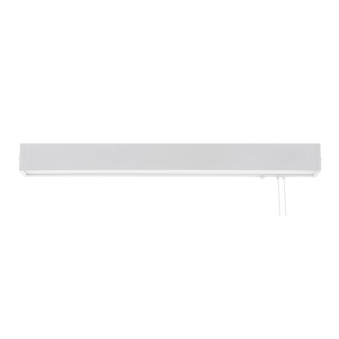 AFX Lighting Wadsworth 48" Fluorescent Overbed, White/Clear