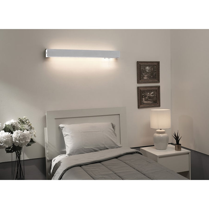 AFX Lighting Wadsworth 48" Fluorescent Overbed, White/Clear