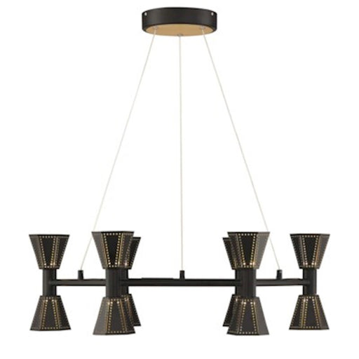 Arnsberg Houston Chandelier Black/Gold