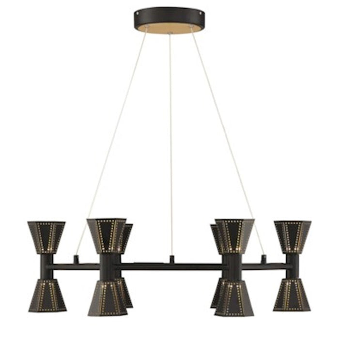 Arnsberg Houston Chandelier Black/Gold