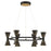 Arnsberg Houston Chandelier Black/Gold