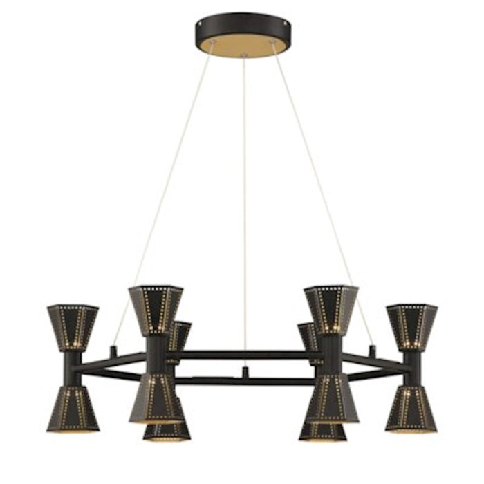 Arnsberg Houston Chandelier Black/Gold