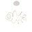 Arnsberg Alexander Chandelier Satin Nickel