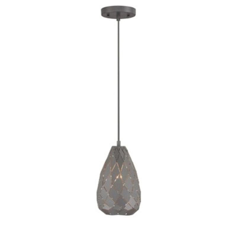 Arnsberg Onyx 1 Light Pendant Museum Black