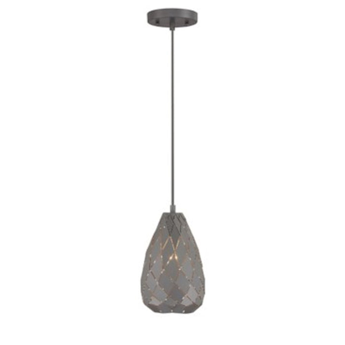 Arnsberg Onyx 1 Light Pendant Museum Black