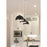 Z-Lite Landry 1 Light 10" Pendant, Matte Black/Chrome