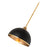 Z-Lite Landry 1 Light 14" Pendant, Matte Black/Rubbed Brass
