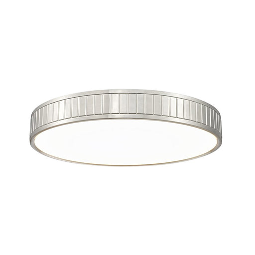 Z-Lite Madison 1 Light 21" Flush Mount, Brushed Nickel/Frosted - 1005F20-BN-LED