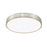 Z-Lite Madison 1 Light 21" Flush Mount, Brushed Nickel/Frosted