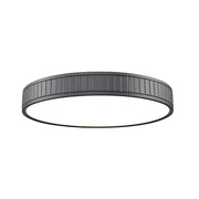 Z-Lite Madison 1 Light 21" Flush Mount, Matte Black/Frosted - 1005F20-MB-LED
