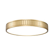 Z-Lite Madison 1 Light 21" Flush Mount, Modern Gold/Frosted - 1005F20-MGLD-LED
