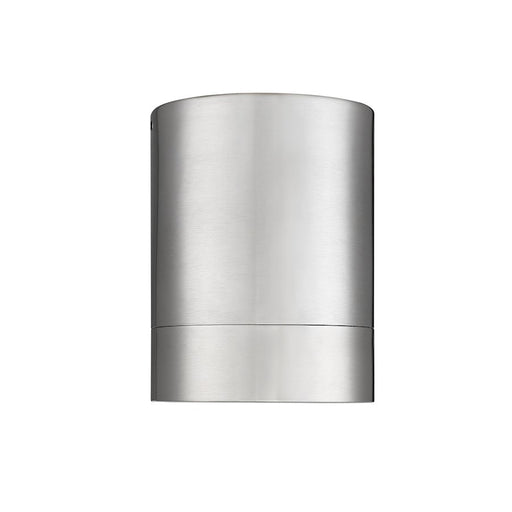 Z-Lite Algar 1 Light 6" Flush Mount, Brushed Nickel/Frosted