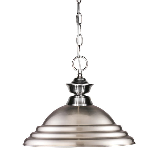 Z-Lite Pendant Lights 1 Light Pendant, 16x10", Nickel, Nickel - 100701BN-SBN