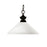 Z-Lite Chance/Aztec 1 Light Pendant, Bronze, Matte Opal - 100701BRZ-AMO14