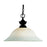 Z-Lite Pendant Lights 1 Light Pendant, Bronze, White Mottle - 100701BRZ-WM16