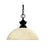 Z-Lite Windsor 1 Light Pendant, Matte Black, Golden Mottle - 100701MB-DGM14