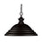 Z-Lite Pendant Lights 1 Light Pendant, 16x12", Black, Black - 100701MB-SMB