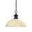 Z-Lite Shark 1 Light Pendant, Olde Bronze, Golden Mottle - 100701OB-DGM14