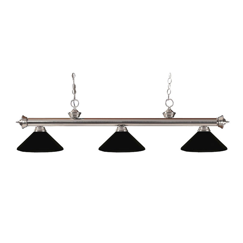 Z-Lite Riviera 3 Light 14" Island/Billiard