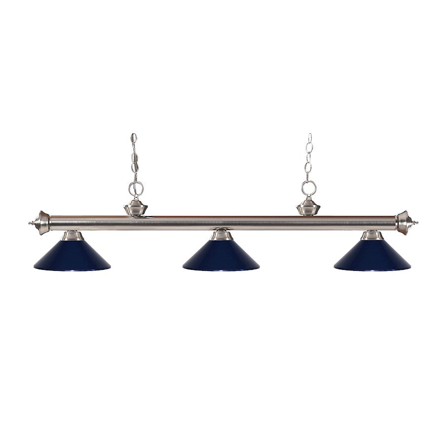 Z-Lite Riviera 3 Light 14" Island/Billiard