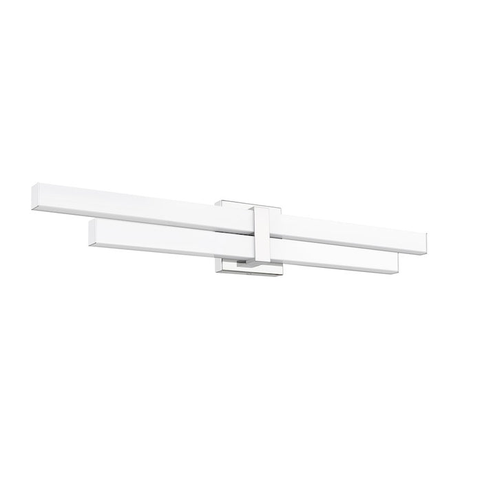 Z-Lite Zane 2 Light 32" Vanity, Chrome/Frosted