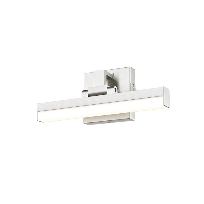 Z-Lite Liam 1 Light 13" Vanity, Brushed Nickel/Frosted