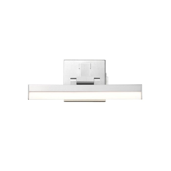 Z-Lite Liam 1 Light 13" Vanity, Brushed Nickel/Frosted