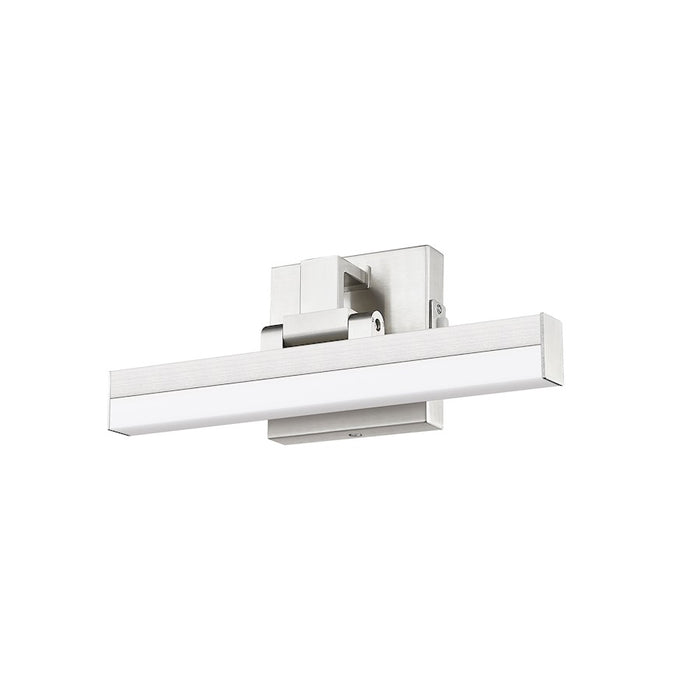 Z-Lite Liam 1 Light 13" Vanity, Brushed Nickel/Frosted