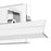 Z-Lite Liam 1 Light 13" Vanity, Chrome/Frosted