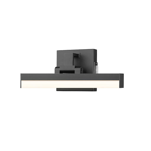 Z-Lite Liam 1 Light 13" Vanity, Matte Black/Frosted - 1009-13W-MB-LED