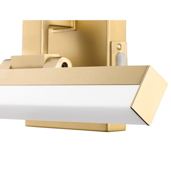 Z-Lite Liam 1 Light 13" Vanity, Modern Gold/Frosted