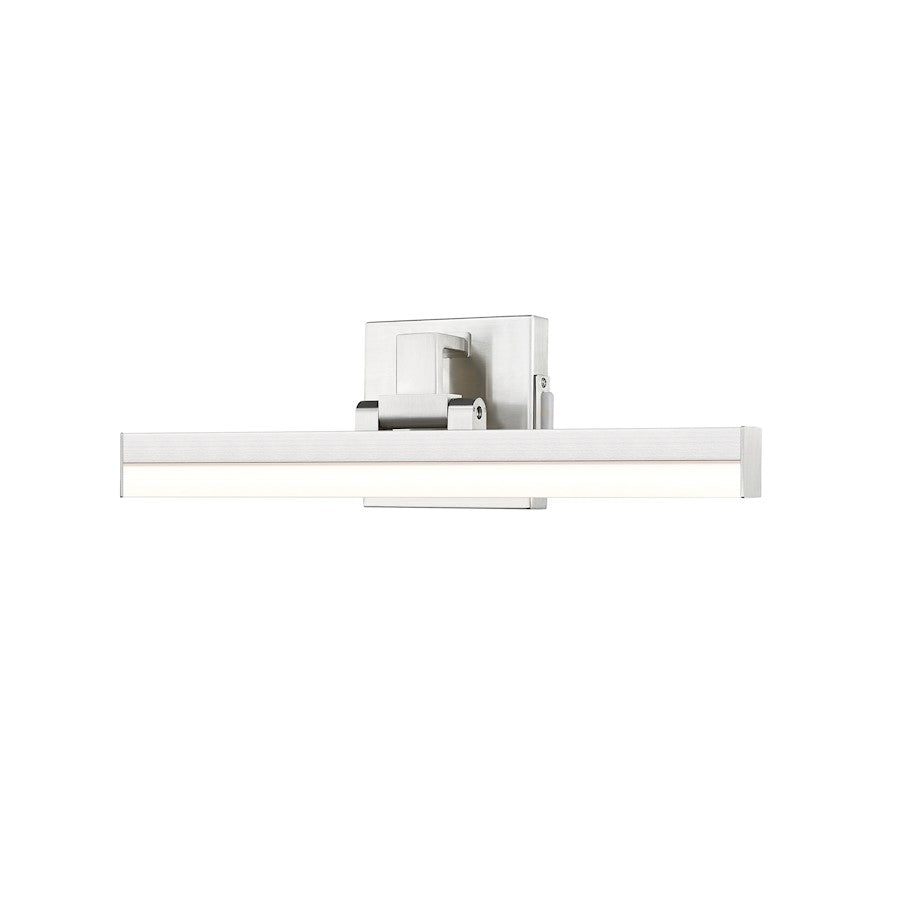 Z-Lite Liam 1 Light 18" Vanity, Brushed Nickel/Frosted - 1009-18W-BN-LED