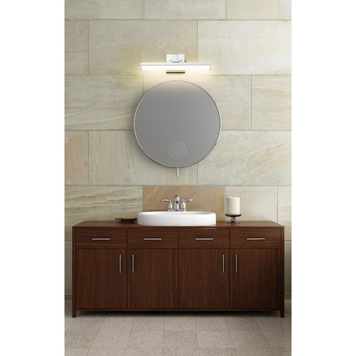 Z-Lite Liam 1 Light 18" Vanity, Chrome/Frosted