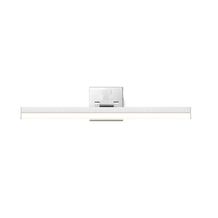 Z-Lite Liam 1 Light 25" Vanity, Brushed Nickel/Frosted