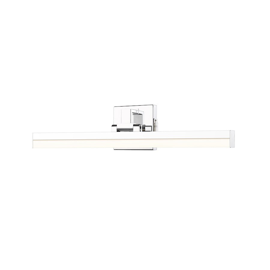 Z-Lite Liam 1 Light 25" Vanity, Chrome/Frosted - 1009-25W-CH-LED