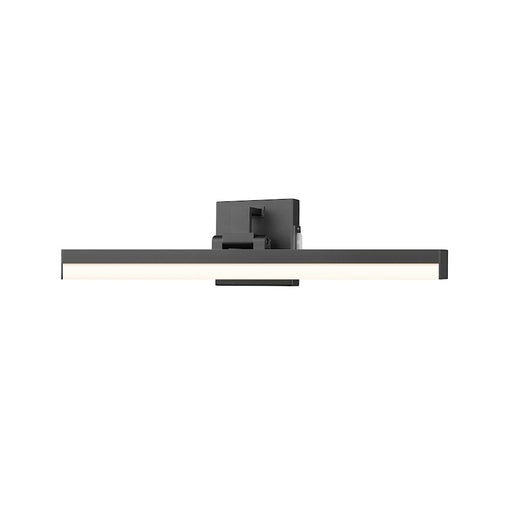 Z-Lite Liam 1 Light 25" Vanity, Matte Black/Frosted - 1009-25W-MB-LED