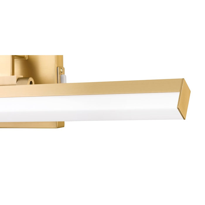 Z-Lite Liam 1 Light 25" Vanity, Modern Gold/Frosted