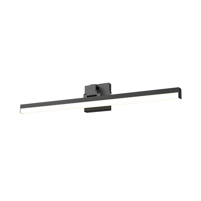 Z-Lite Liam 1 Light 32" Vanity, Matte Black/Frosted