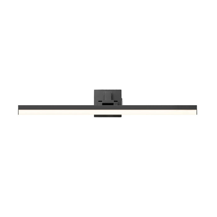 Z-Lite Liam 1 Light 32" Vanity, Matte Black/Frosted