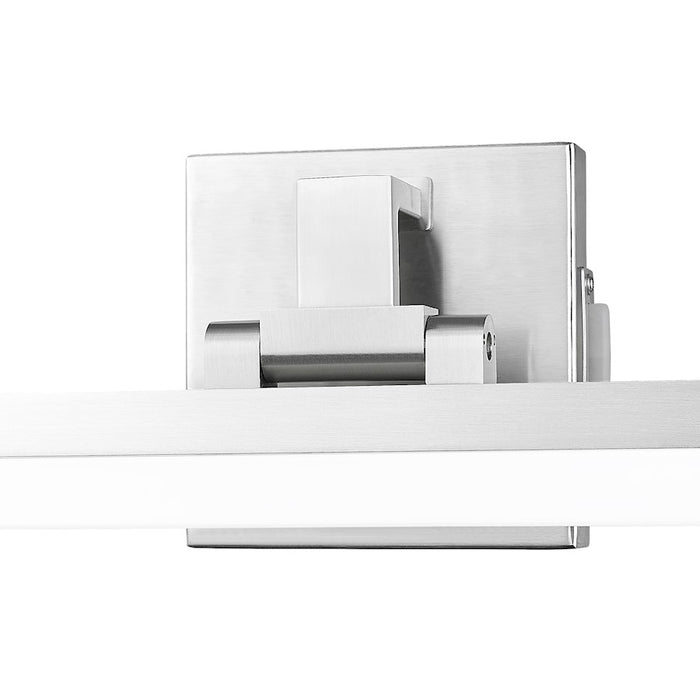 Z-Lite Liam 1 Light 40" Vanity, Brushed Nickel/Frosted