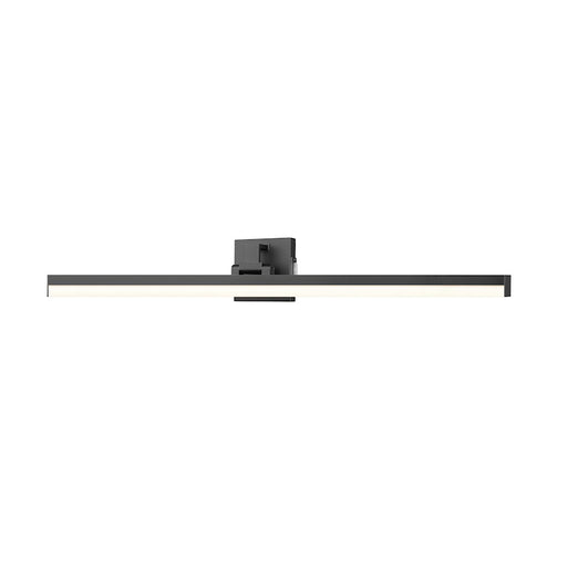 Z-Lite Liam 1 Light 40" Vanity, Matte Black/Frosted - 1009-40W-MB-LED