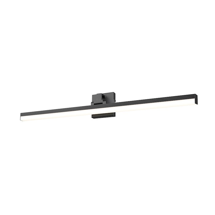 Z-Lite Liam 1 Light 40" Vanity, Matte Black/Frosted