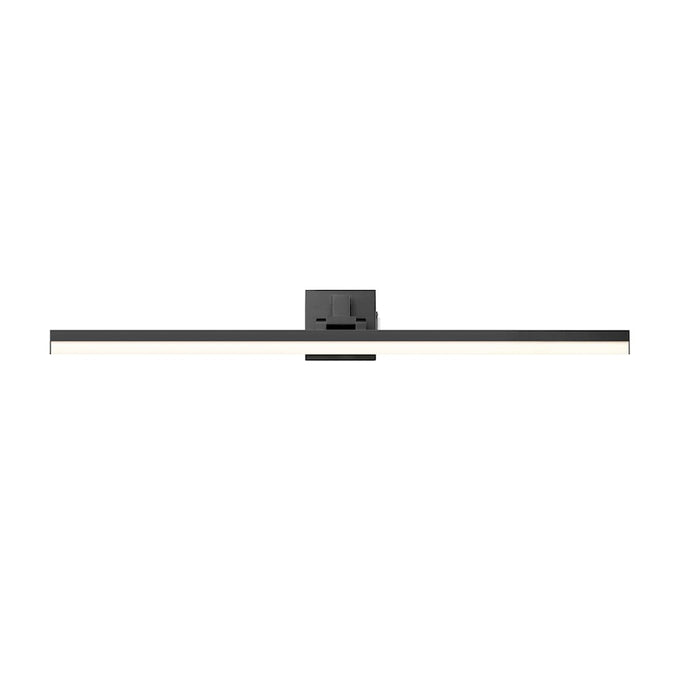 Z-Lite Liam 1 Light 40" Vanity, Matte Black/Frosted