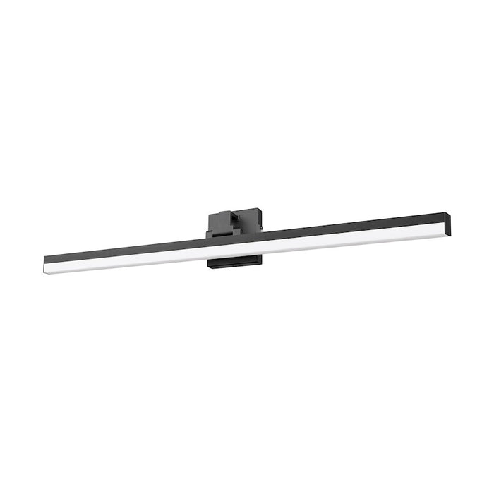 Z-Lite Liam 1 Light 40" Vanity, Matte Black/Frosted