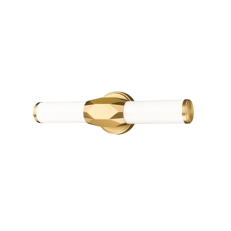 Z-Lite Cooper 1 Light 18" Vanity, Modern Gold/Frosted - 1010-18W-MGLD-LED